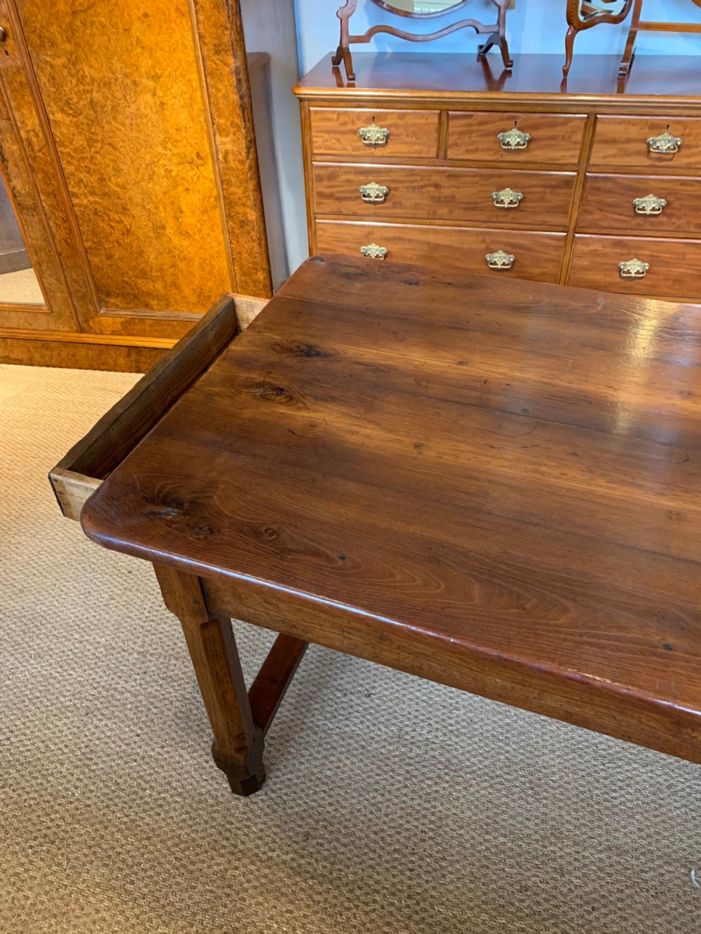 Farm table , Chestnut 2 meters  View V