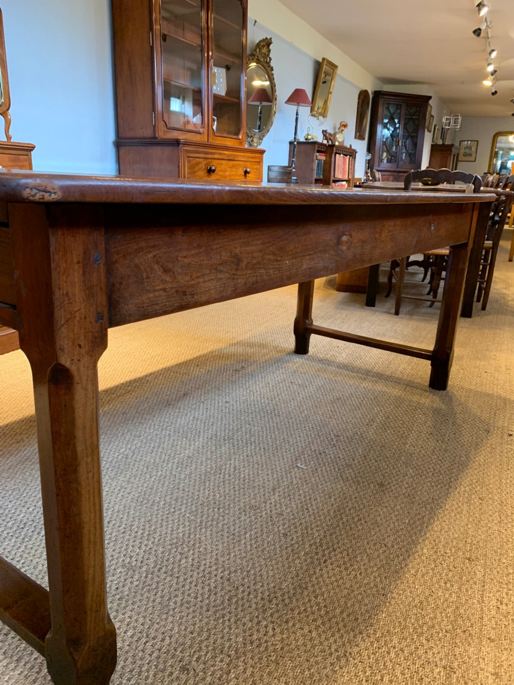 Farm table , Chestnut 2 meters  View VIII