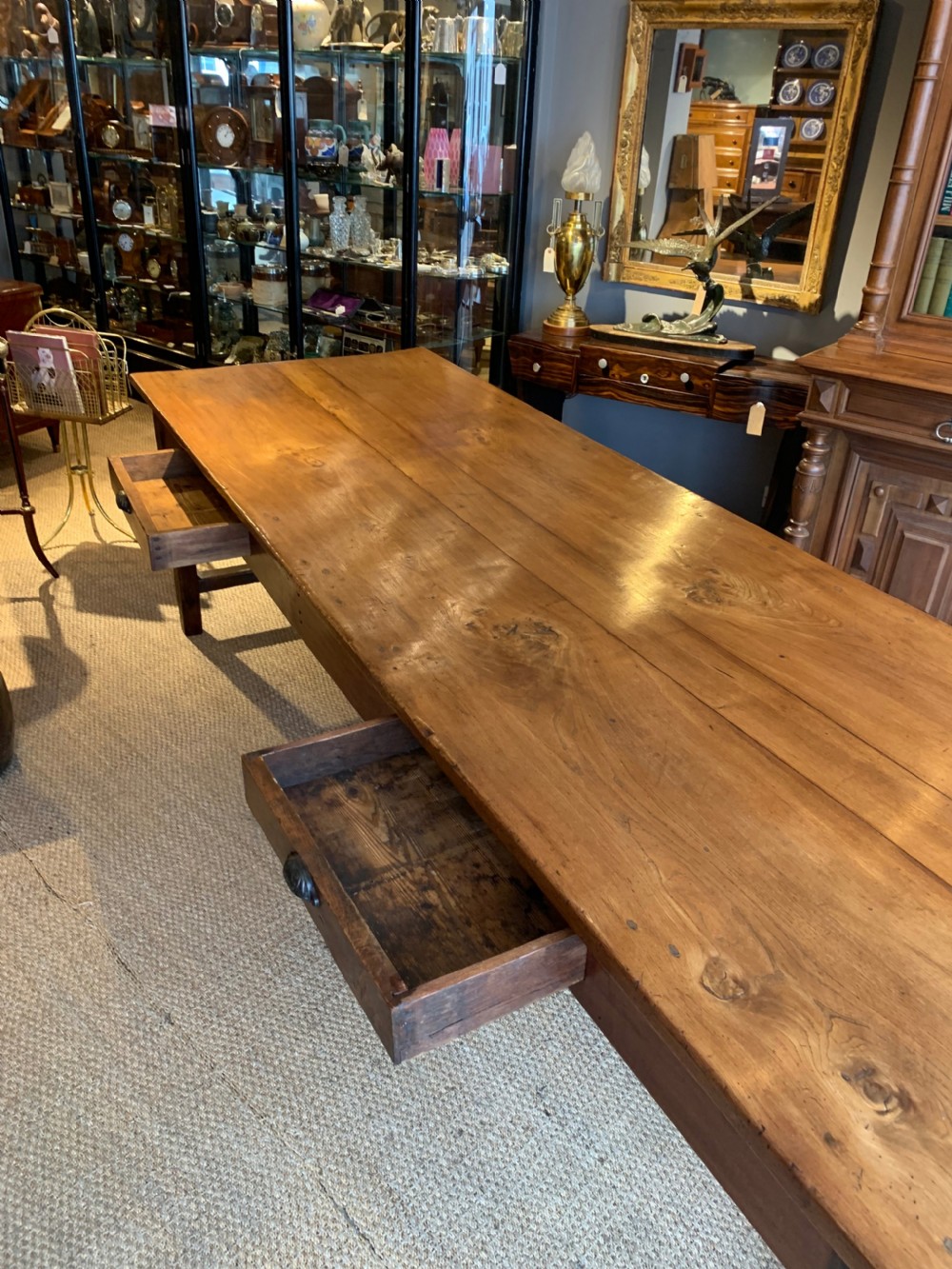 Farmhouse table , Elm 2.99 meters   View XII