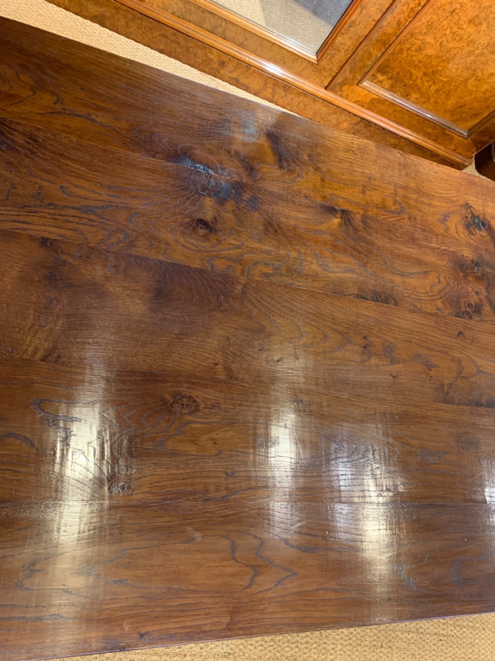 
Oak farmhouse table  View V