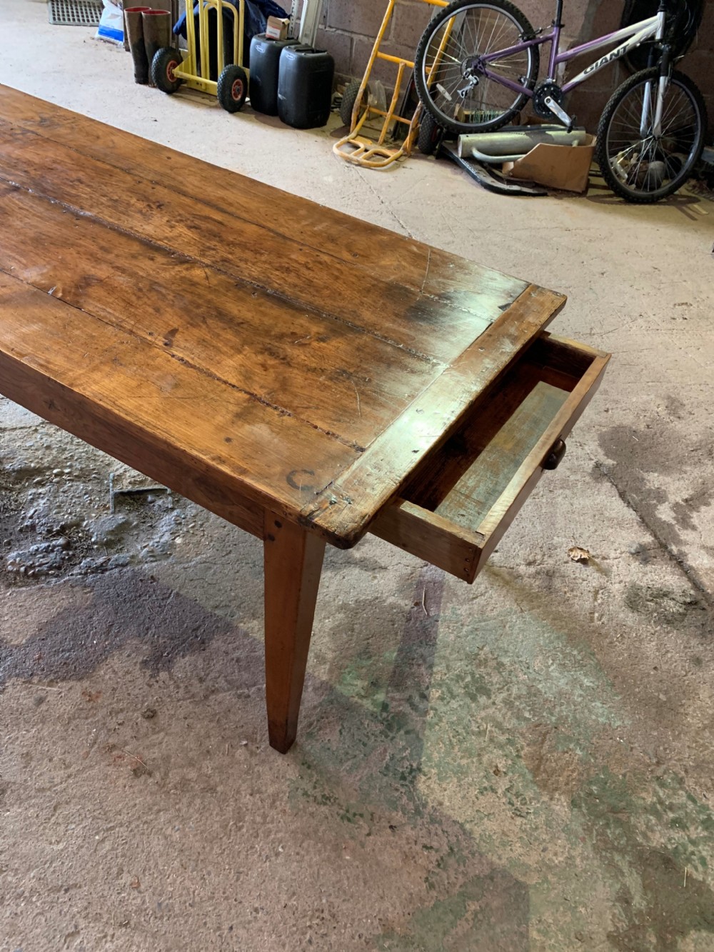 Farm table Cherry wood 290 cms  View IX