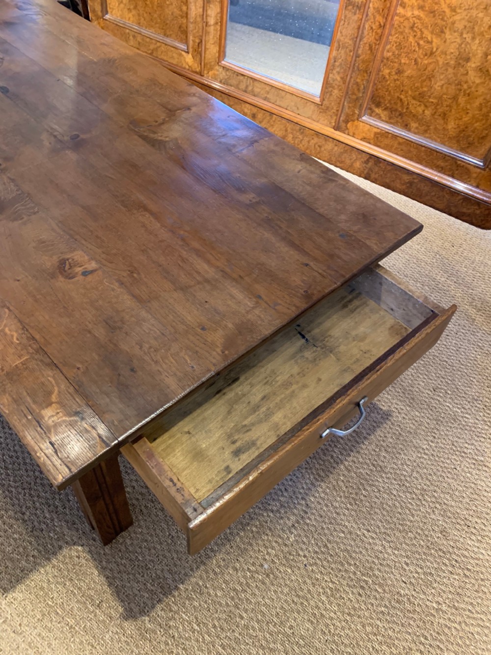Large oak coffee table 2 meters long View IV