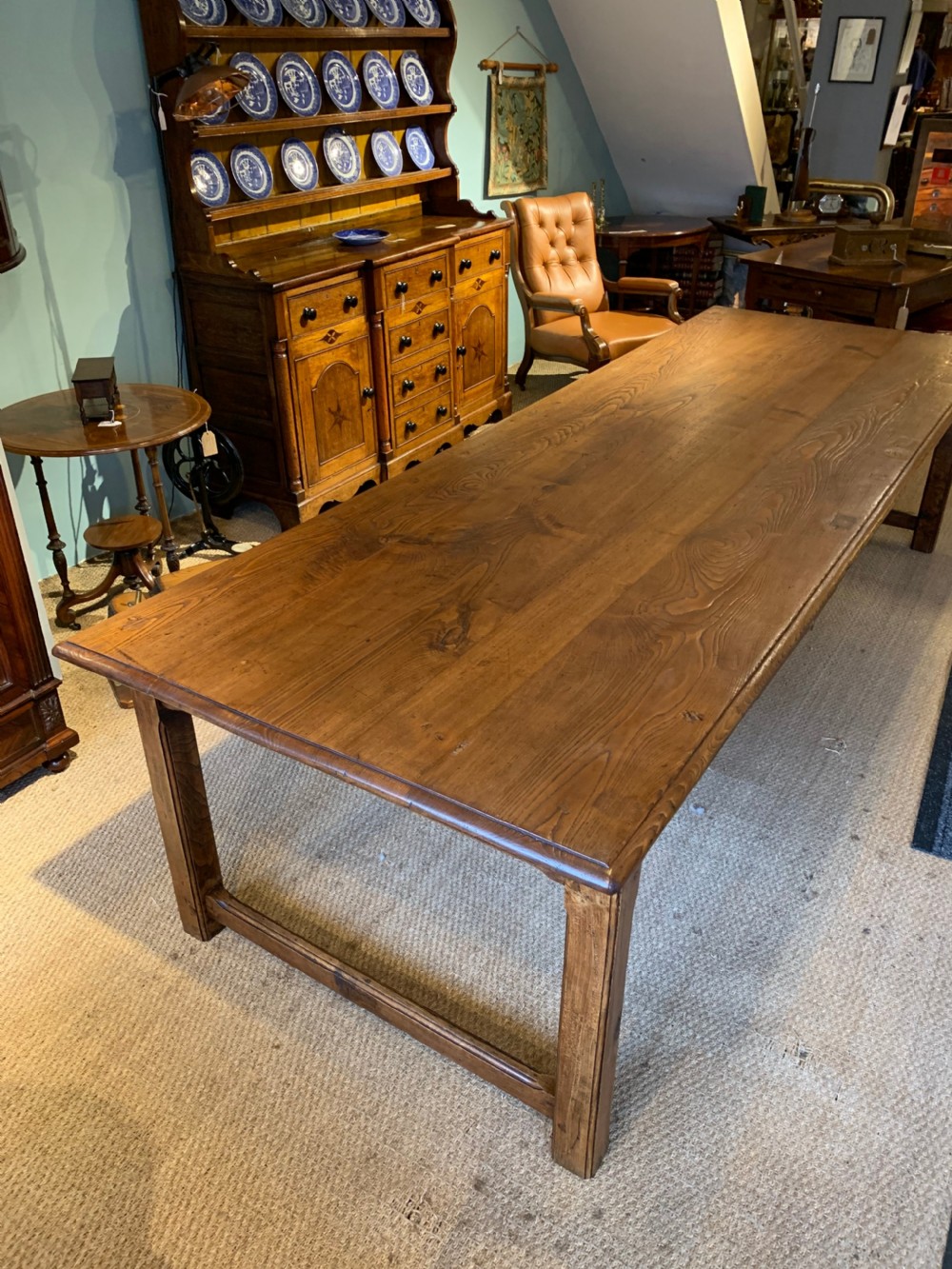 Farmhouse table , Long & wide 310 cms   View VIII