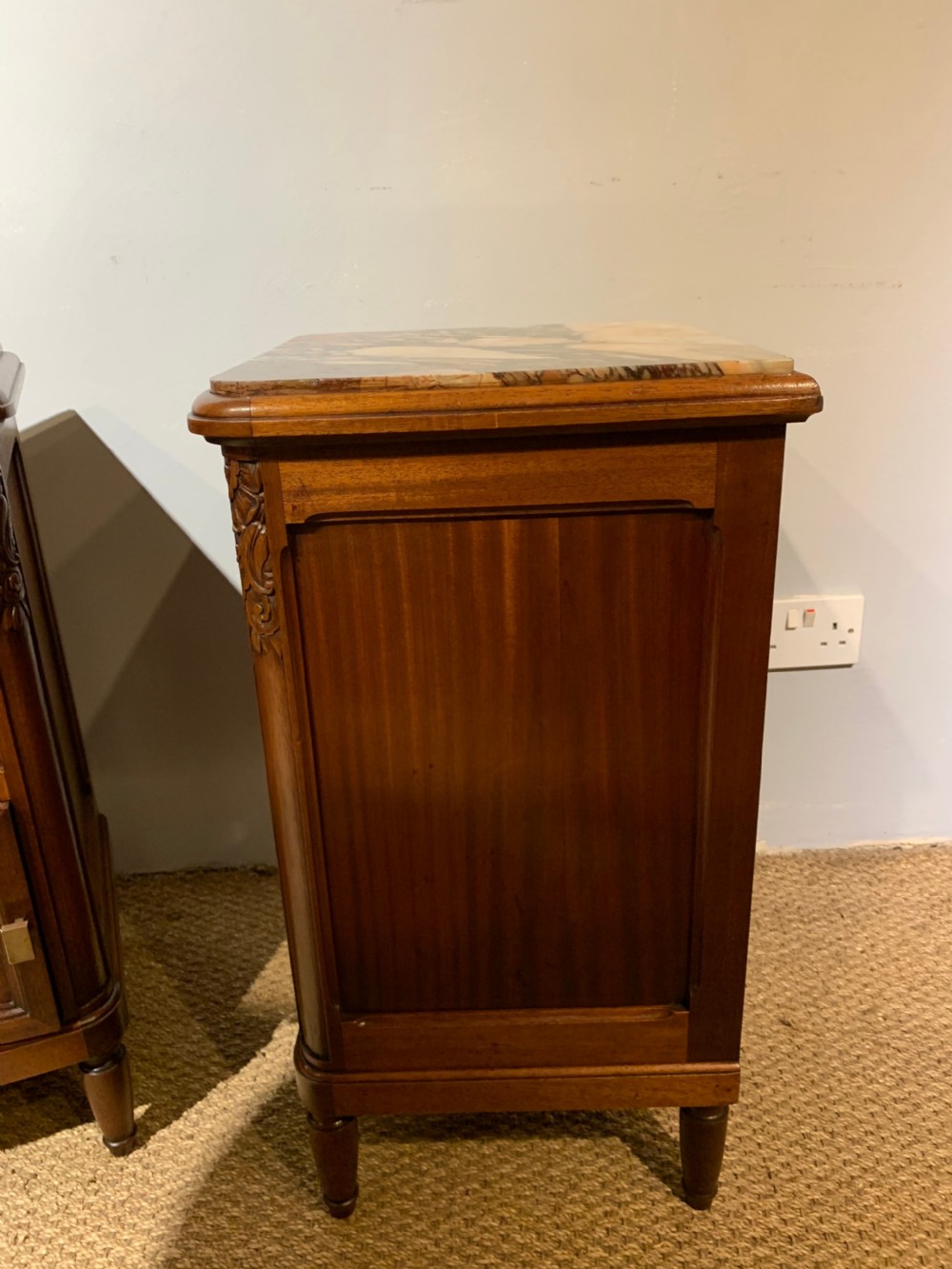 Pair of bedside cabinets   View II