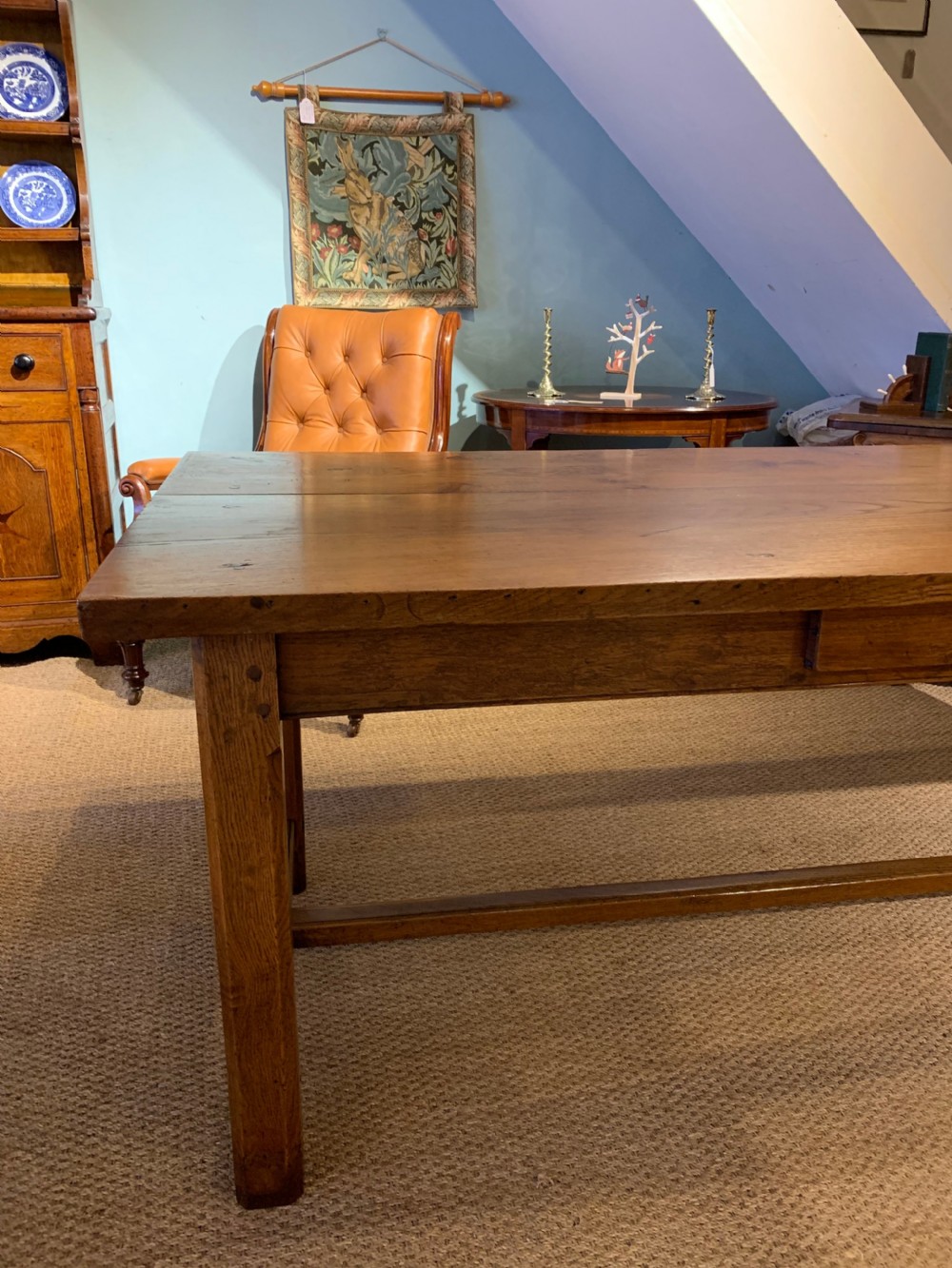 Farm table , oak 2 meters  View III