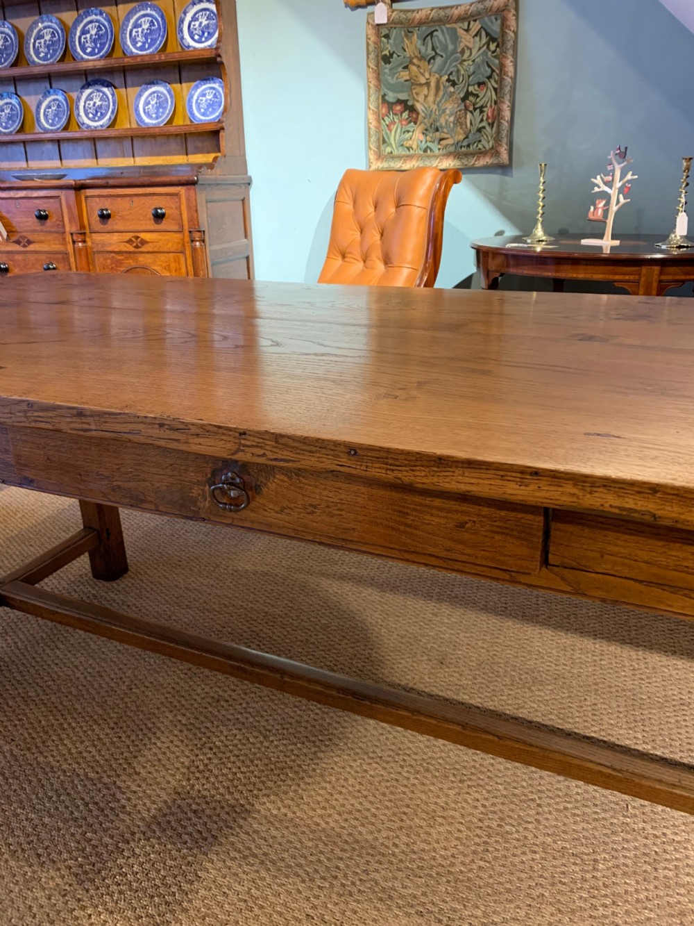 Farm table , oak 2 meters  View V