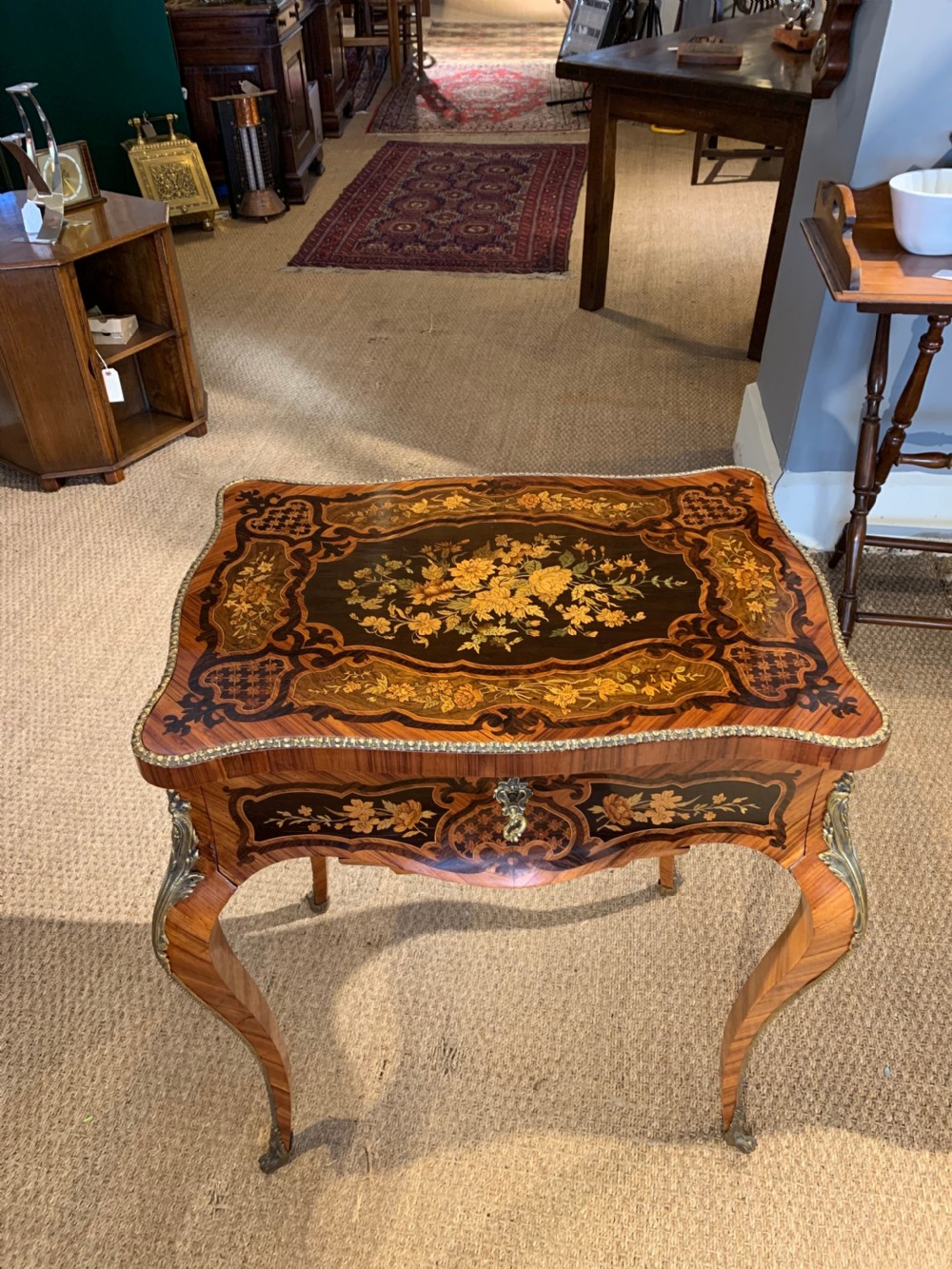 Napoleon III Kingwood and inlaid work table