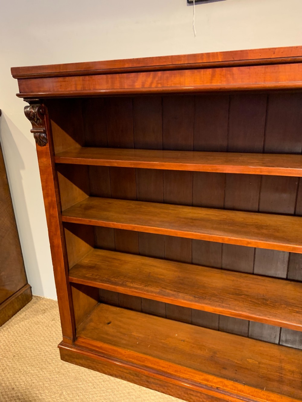 Victorian mahogany bookcase  View IV