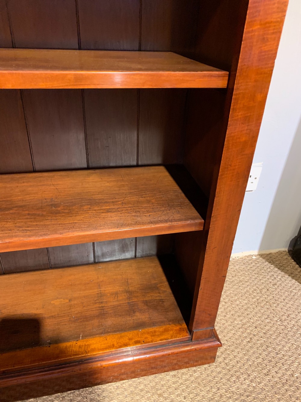 Victorian mahogany bookcase  View II