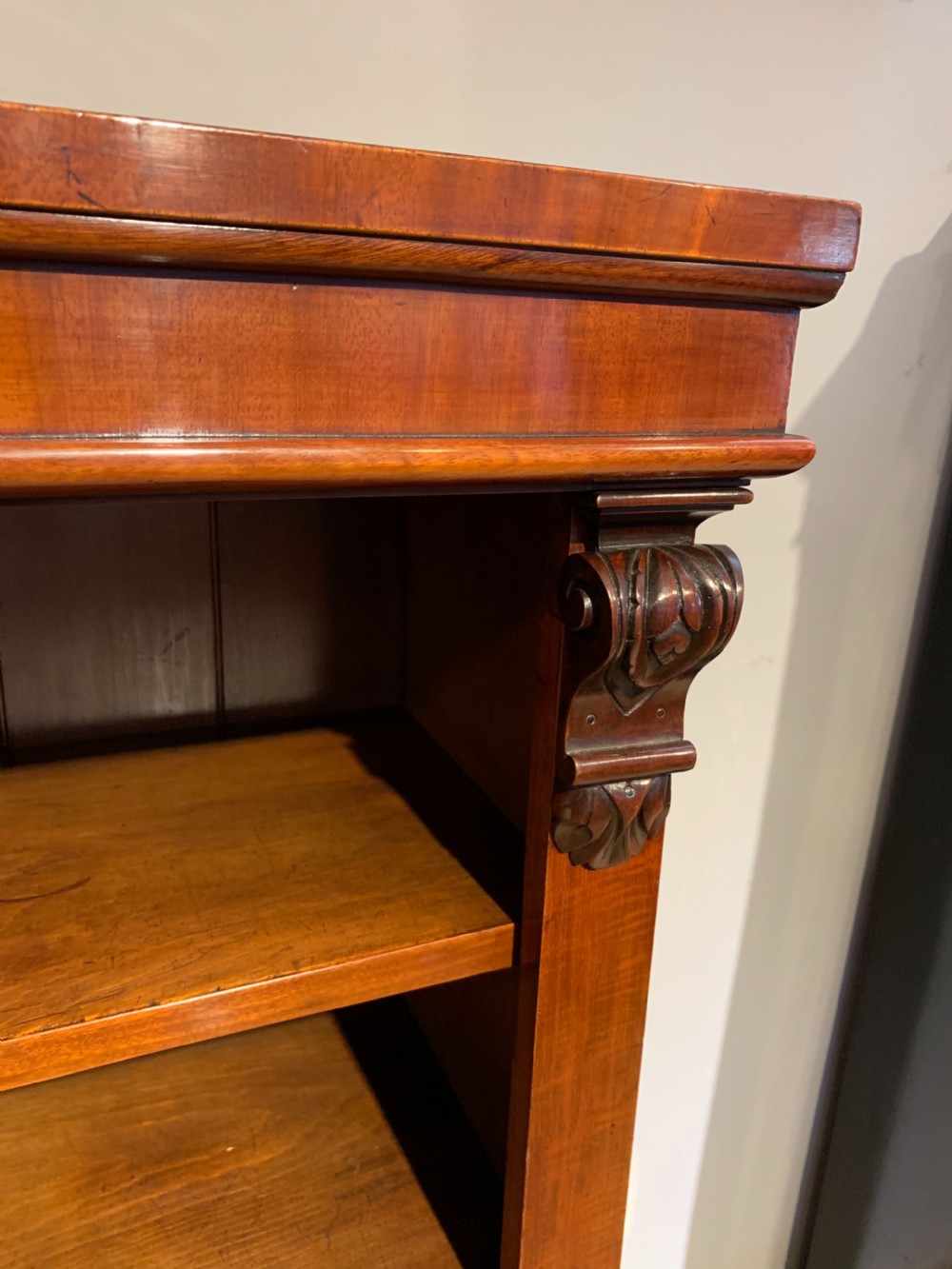 Victorian mahogany bookcase  View III