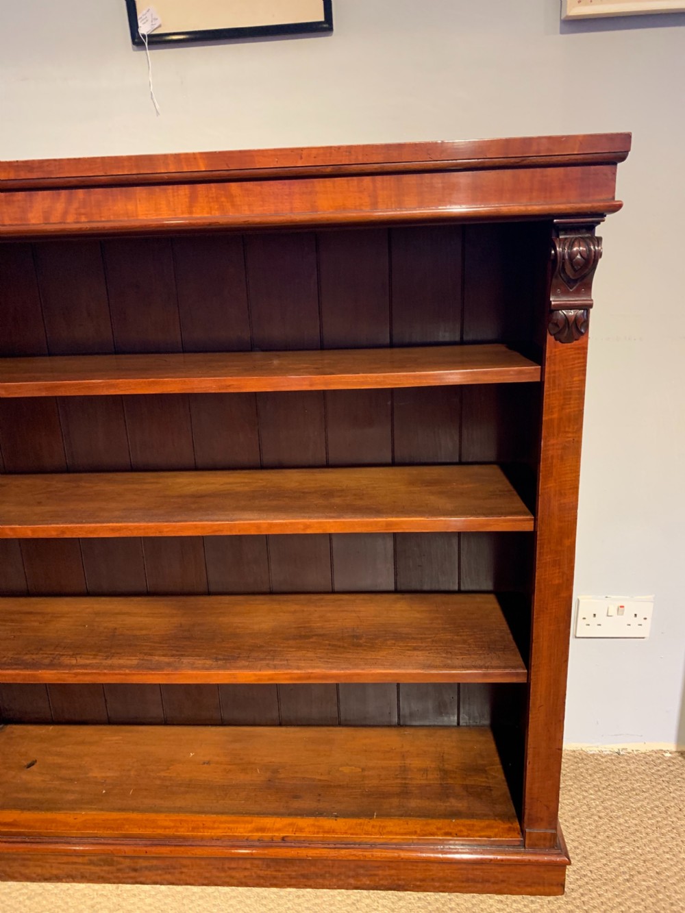 Victorian mahogany bookcase  View VIII