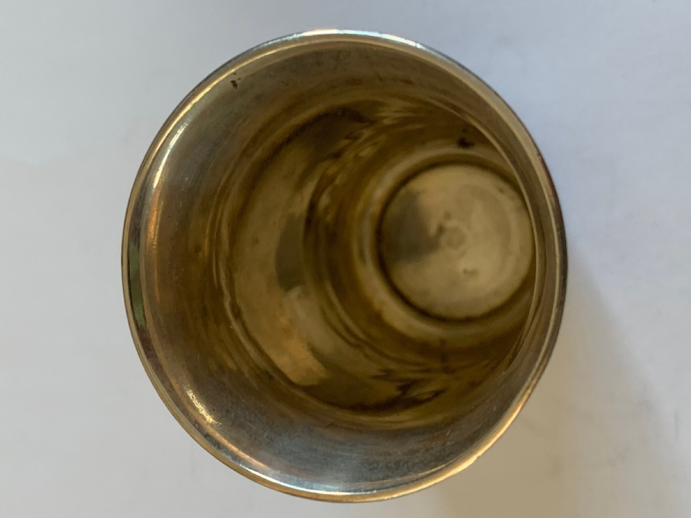 Russian silver Vodka cup  View III