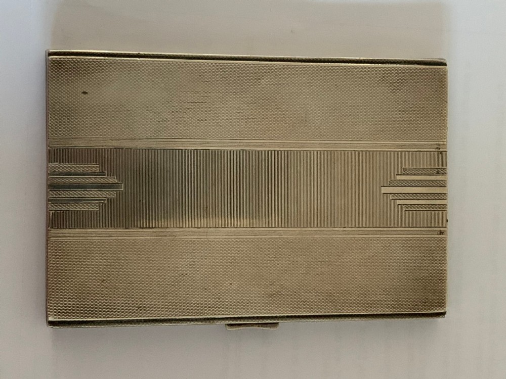 Silver cigarette case  