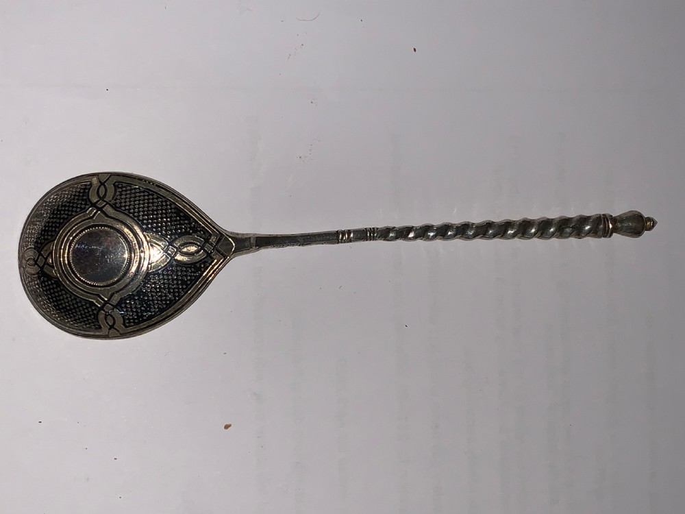 Russian silver spoon  View IV