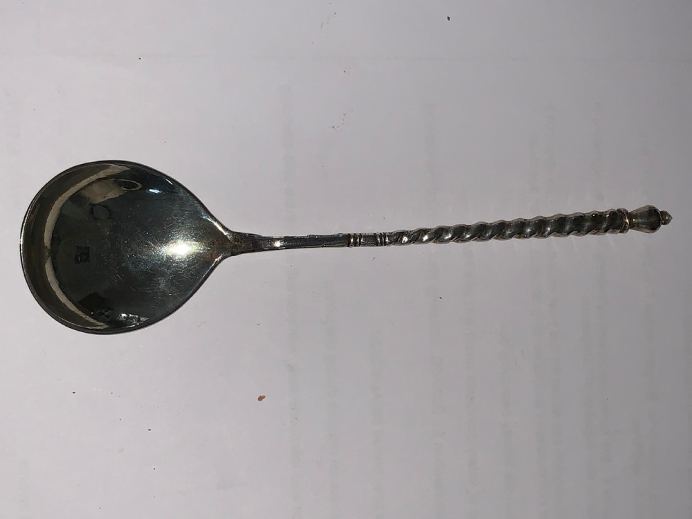 Russian silver spoon  View V