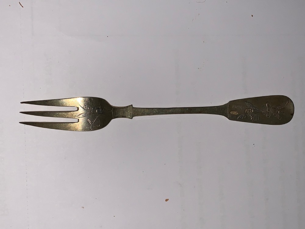 Russian silver fork  View IV
