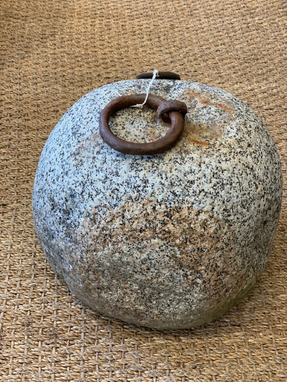 Antique Granite tethering block 