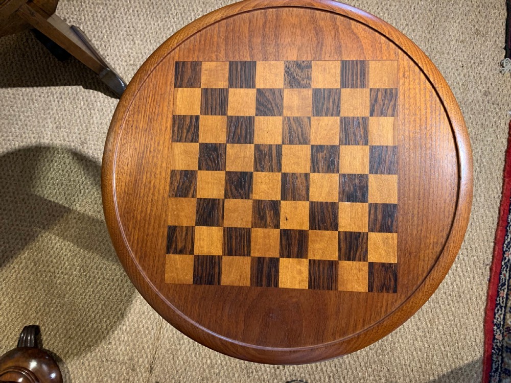 Victorian chess table  View IV