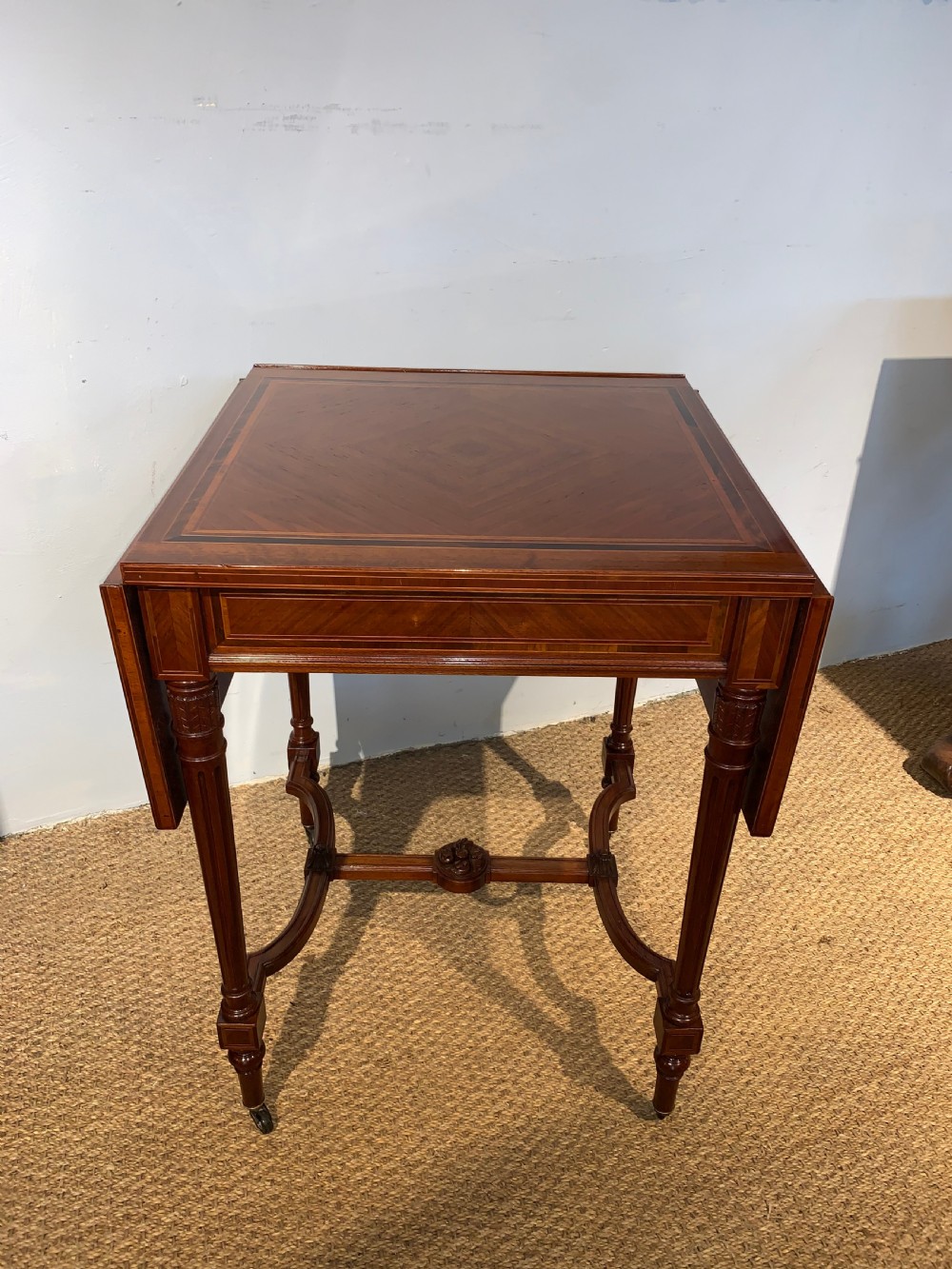 Walnut lamp table 