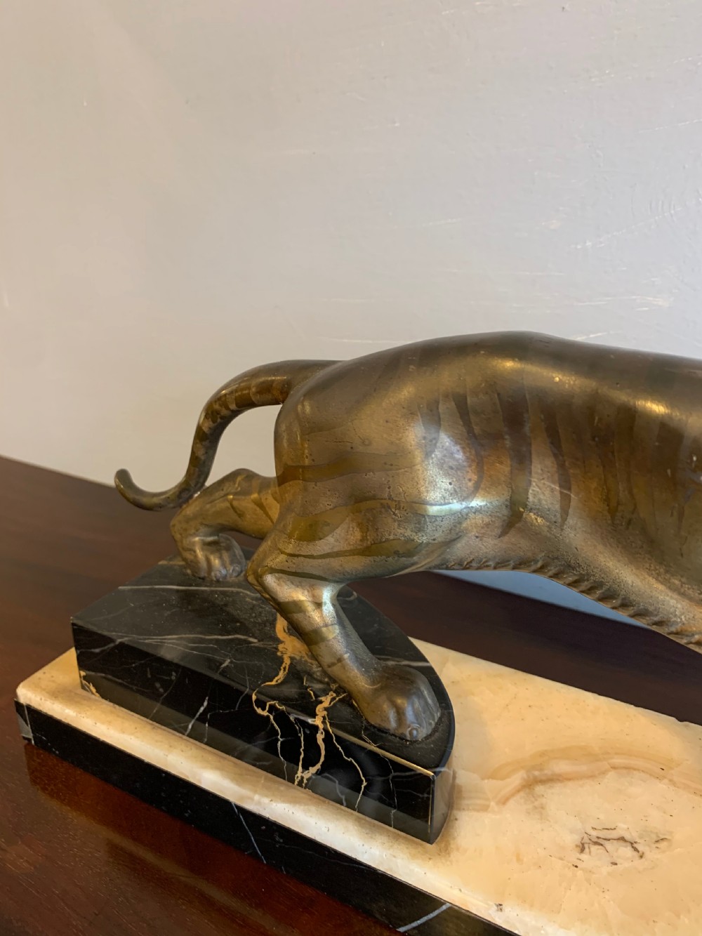 Art Deco Spelter Tiger  View VIII
