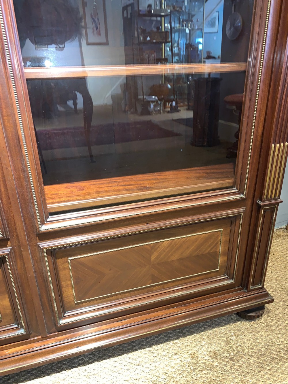 Mahogany bookcase  View III