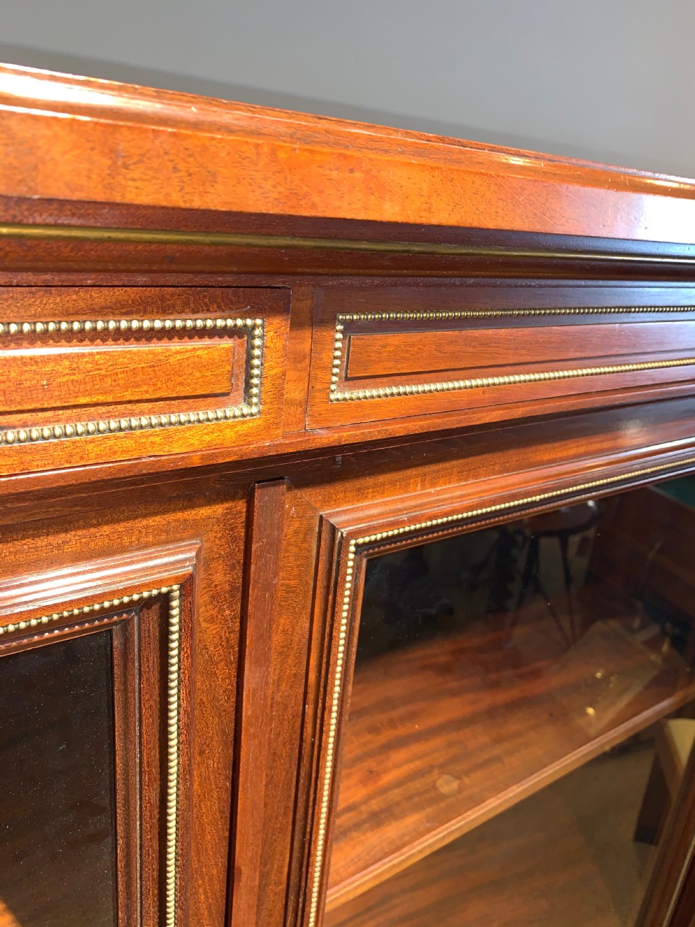 Mahogany bookcase  View V