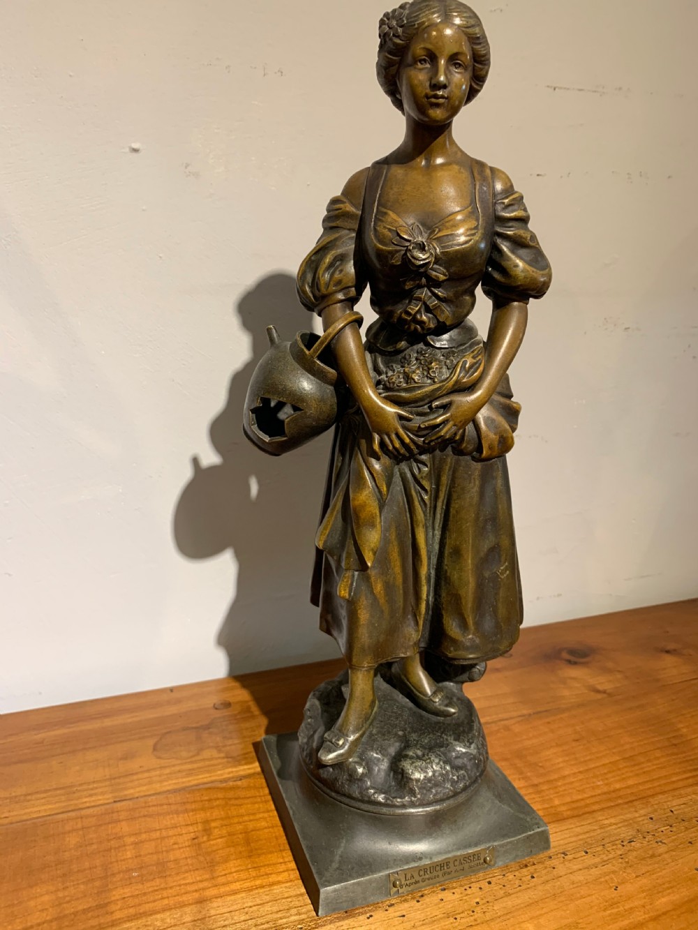 Spelter Figure of a water carrier   View II
