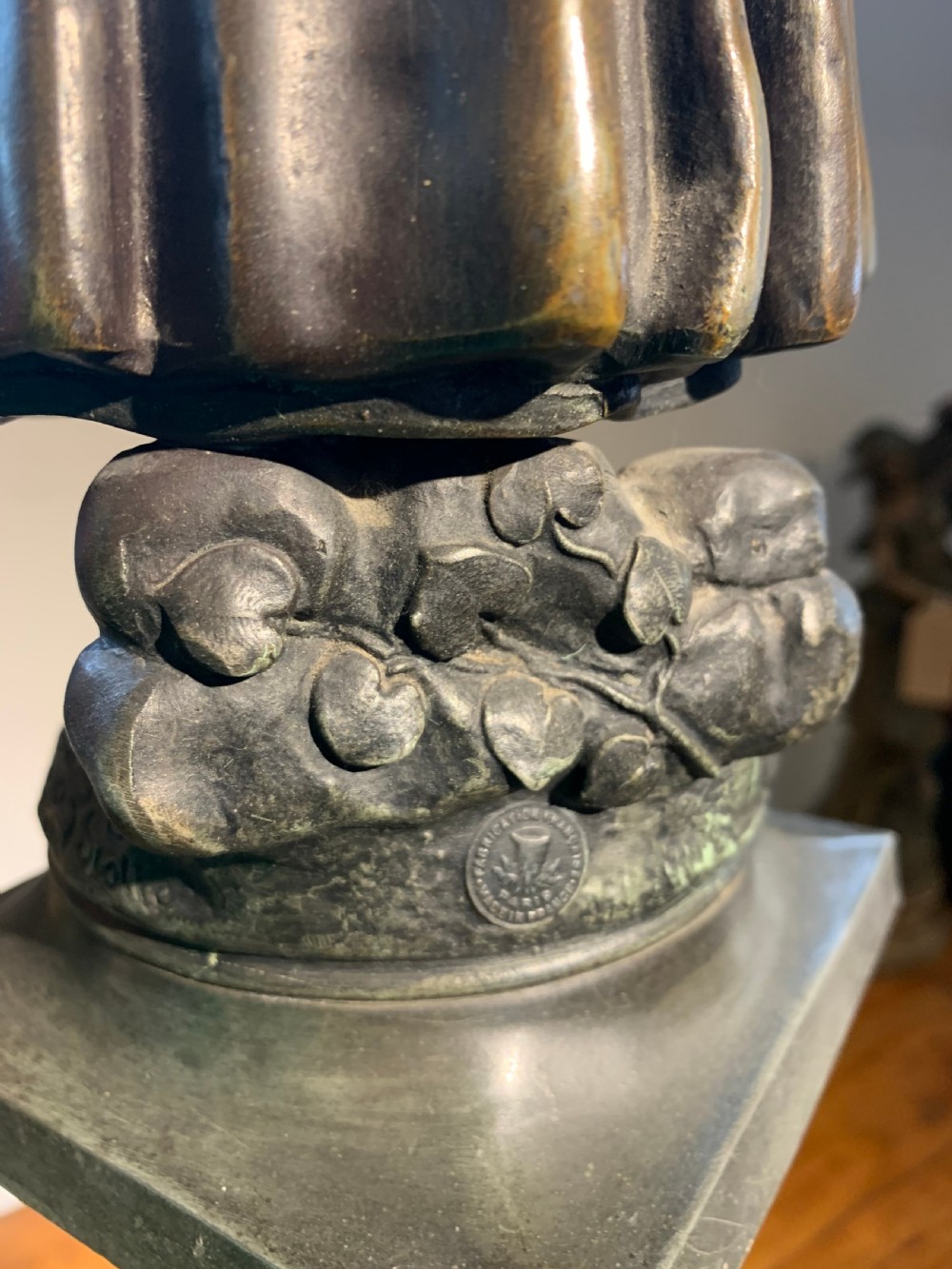Spelter Figure of a water carrier   View V
