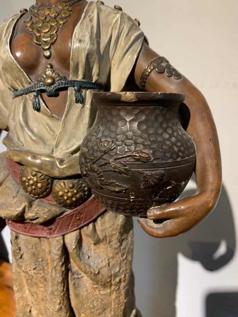 Large terracotta figure  View III