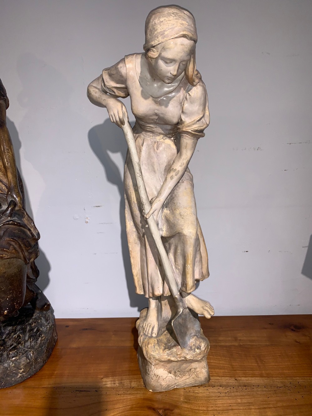 Large terracotta figure by Frederic Goldscheider View II