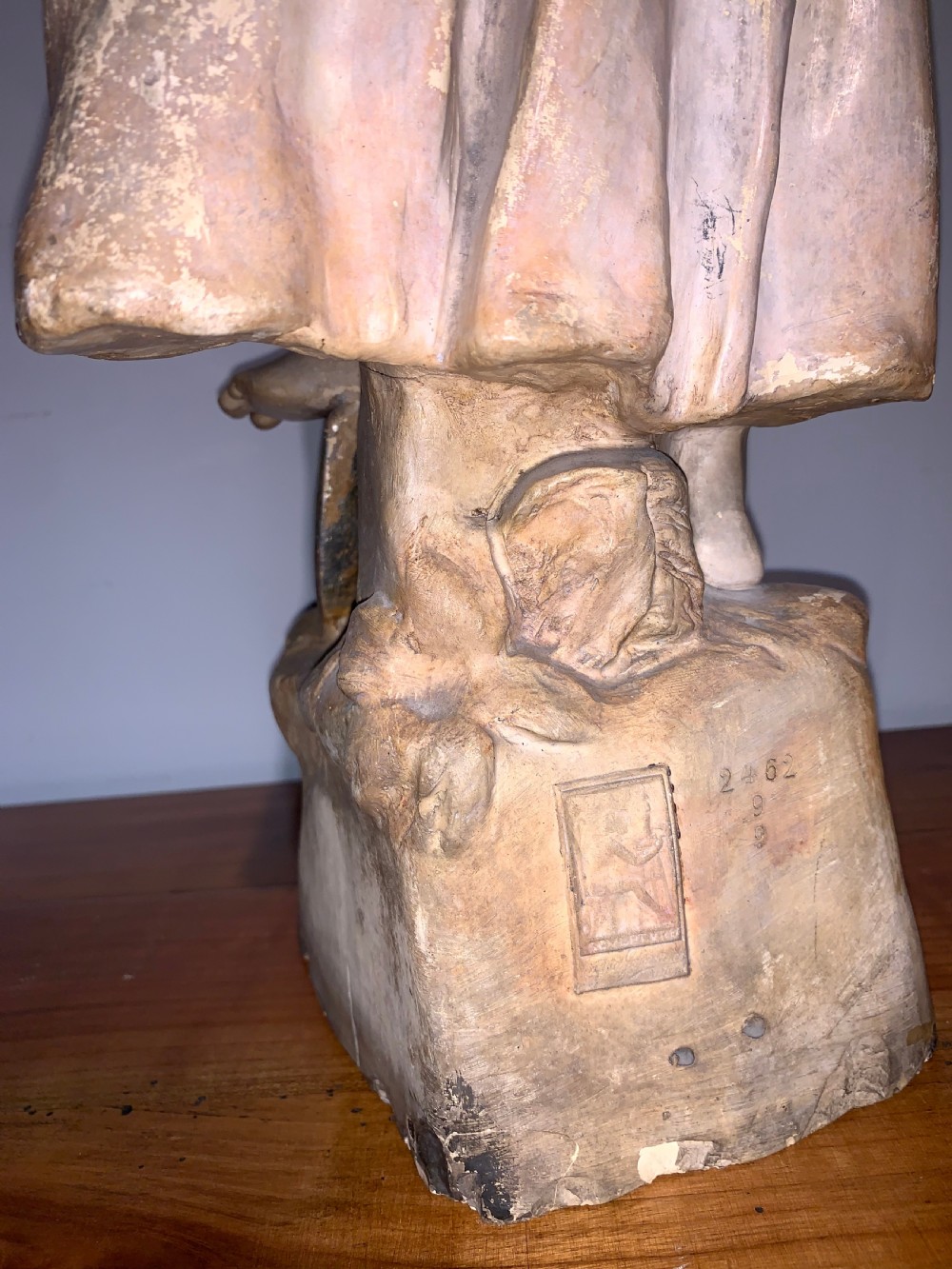 Large terracotta figure by Frederic Goldscheider View VIII