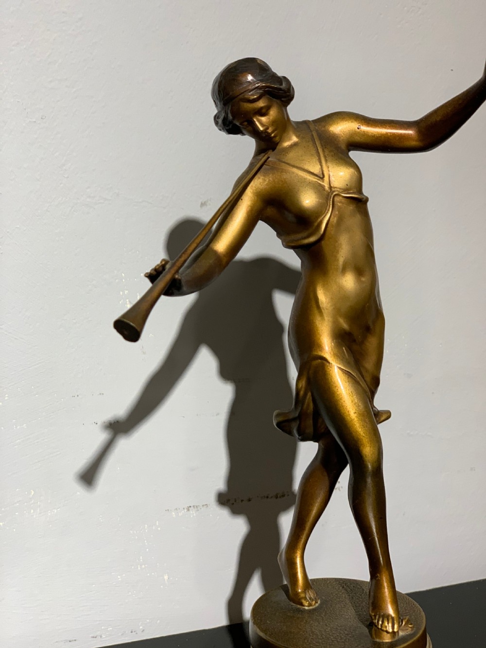 Art Deco Spelter figure  View II
