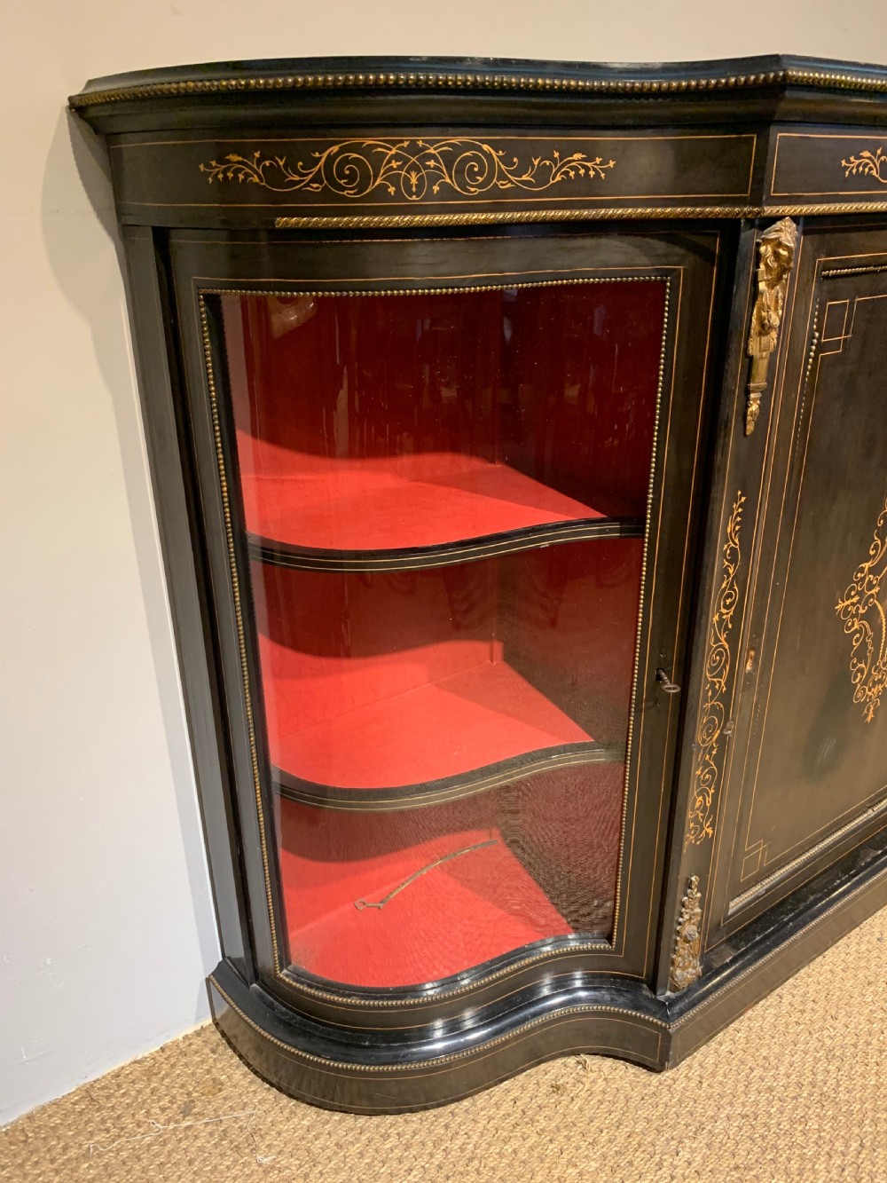 Victorian Ebonised Credenza View II