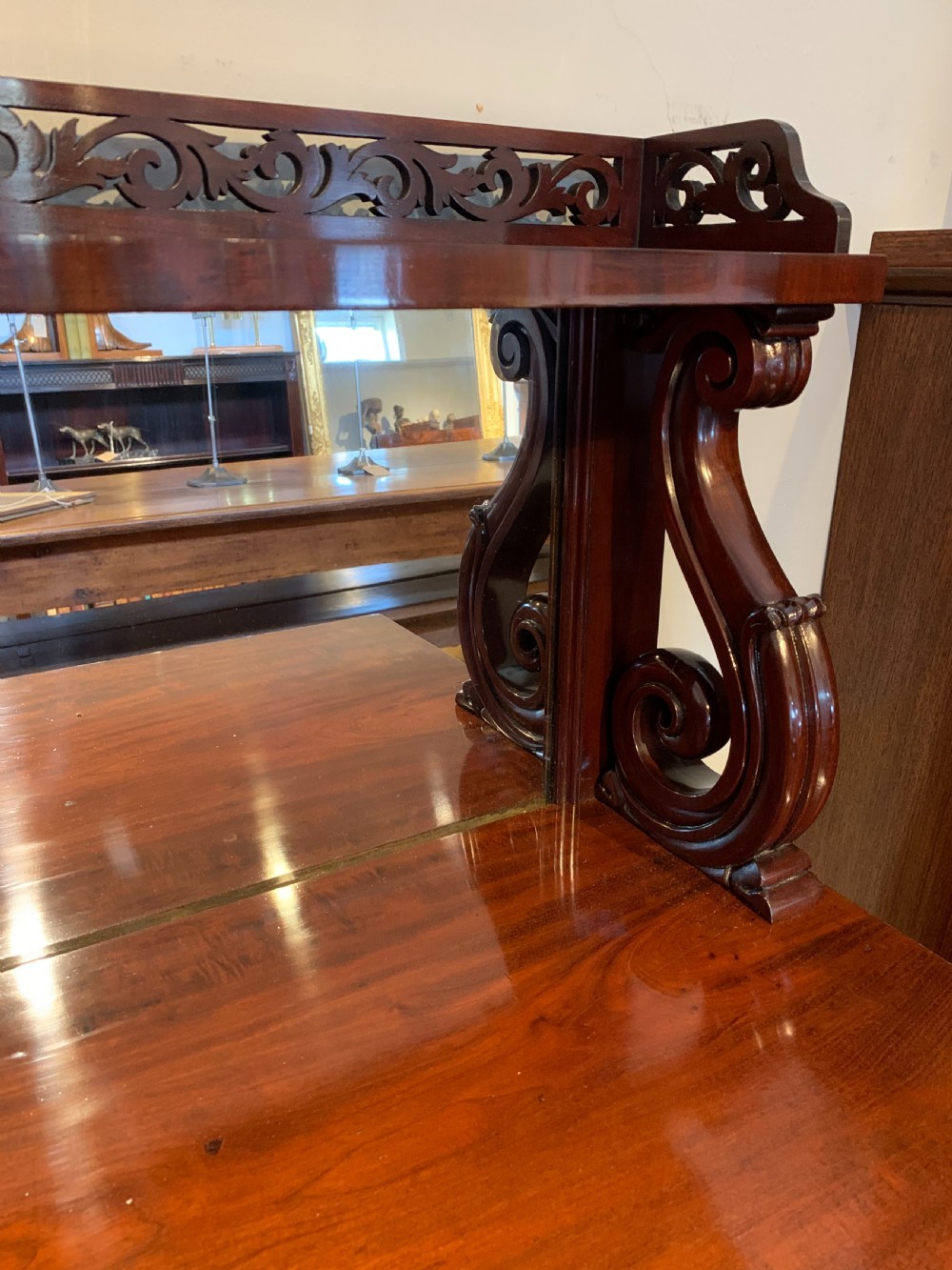 Victorian mahogany Chiffonier  View IV