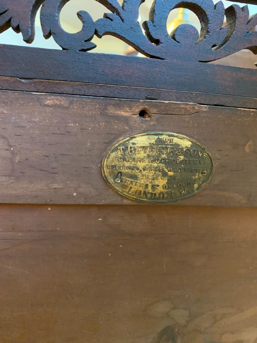 Victorian mahogany Chiffonier  View IX