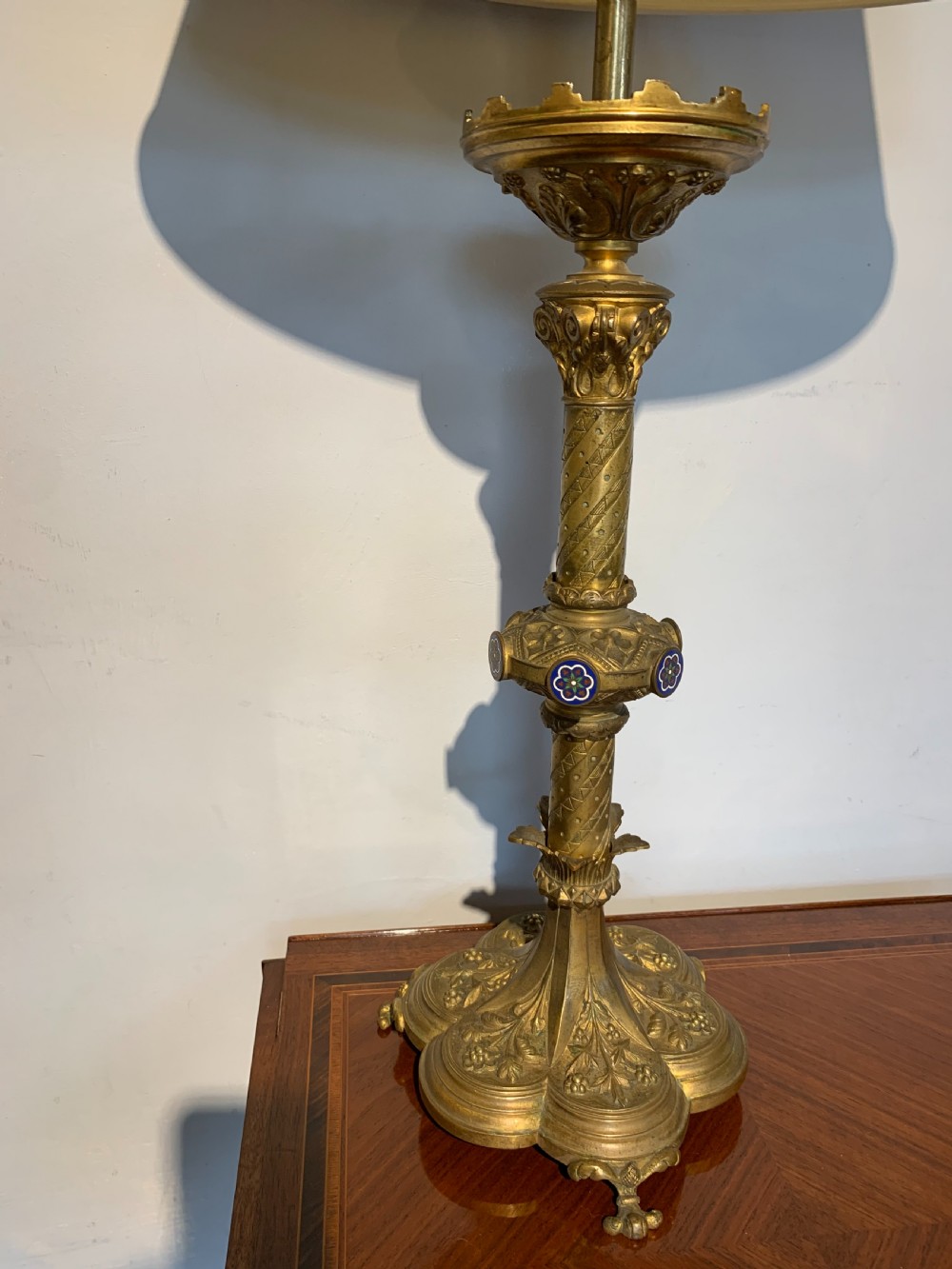 19th century table lamp  View II