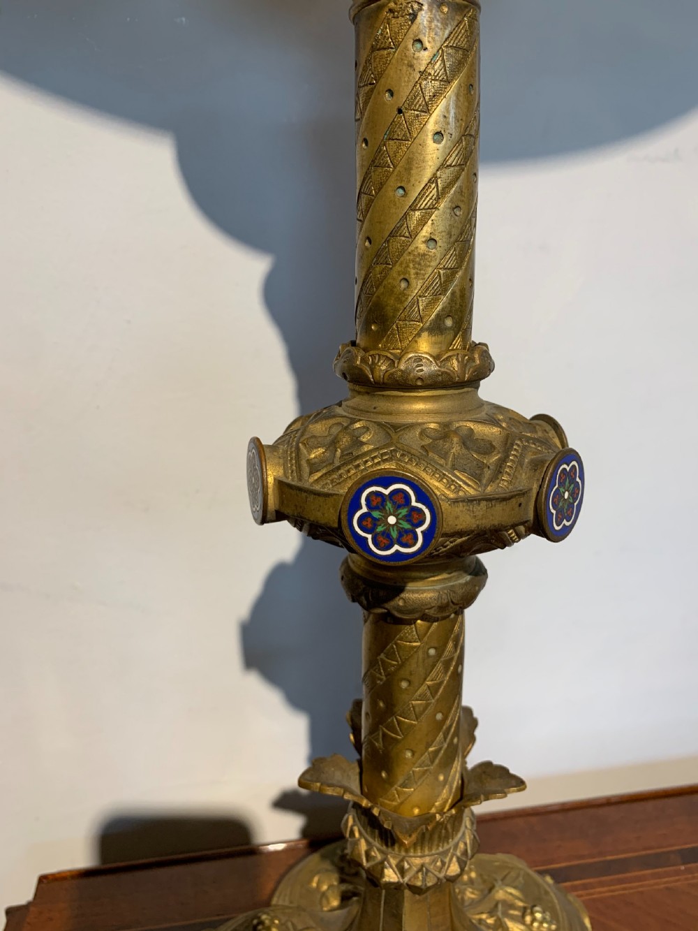 19th century table lamp  View III