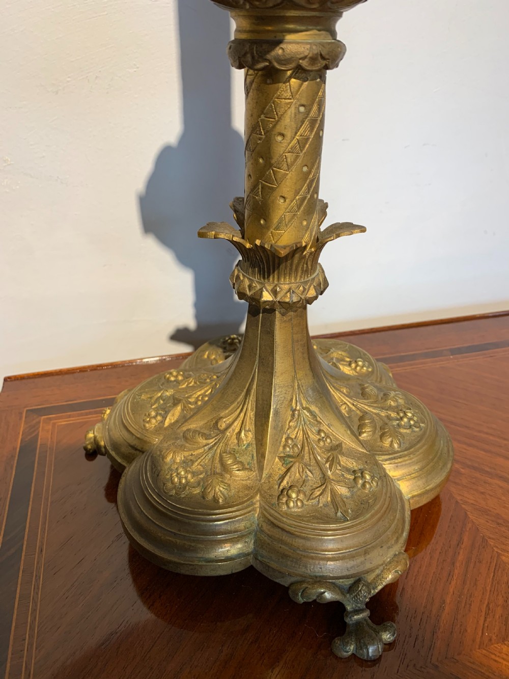 19th century table lamp  View IV