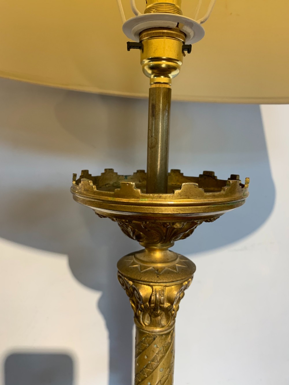 19th century table lamp  View V
