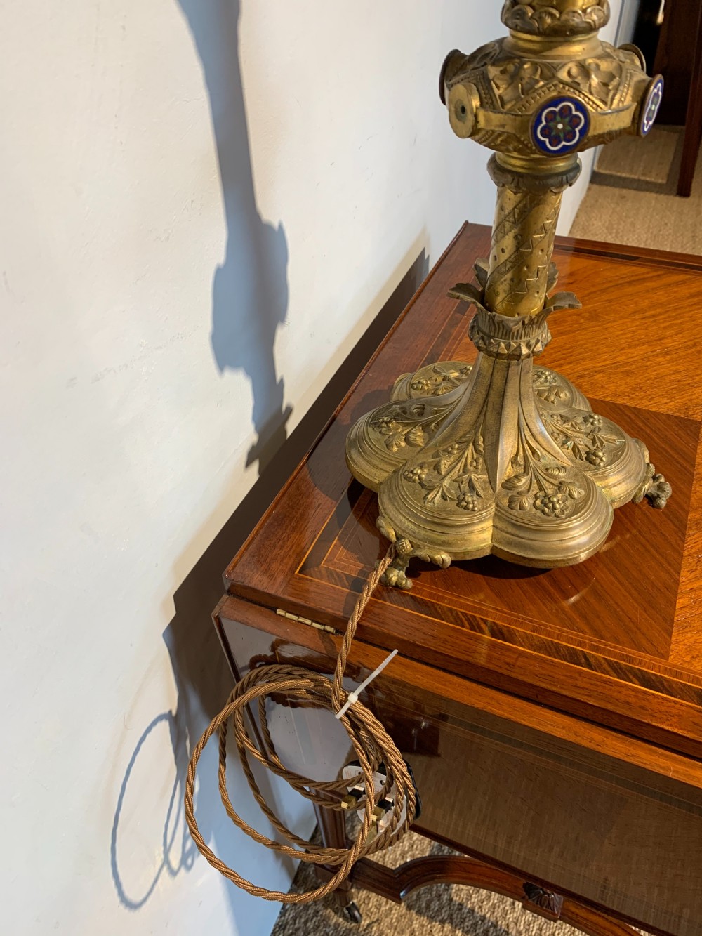 19th century table lamp  View VI