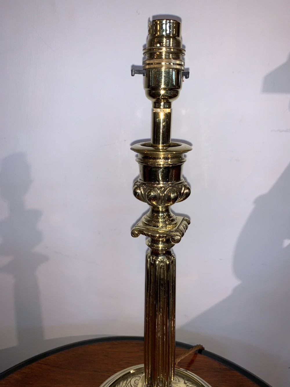 Brass table lamp  View III