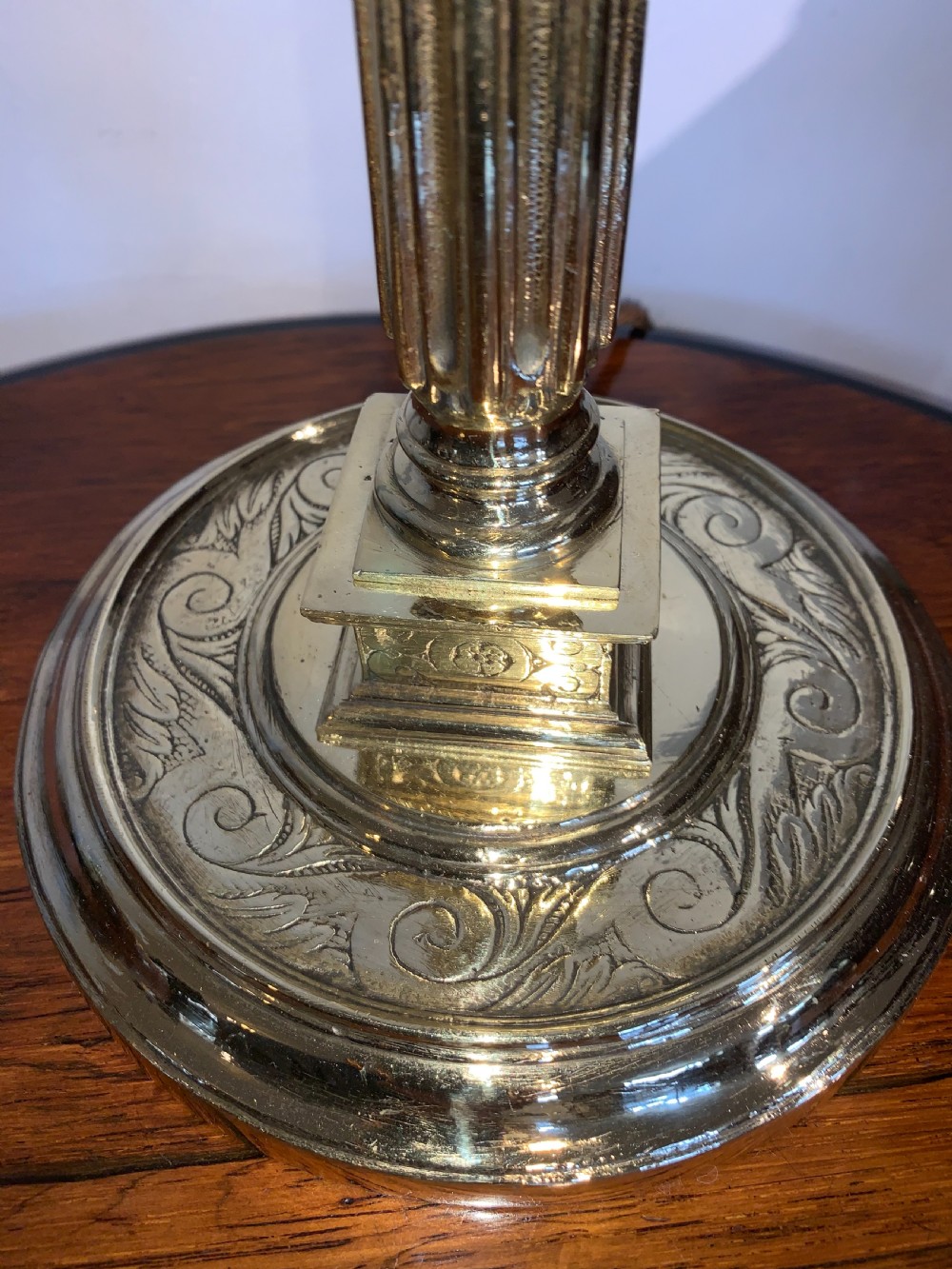 Brass table lamp  View IV