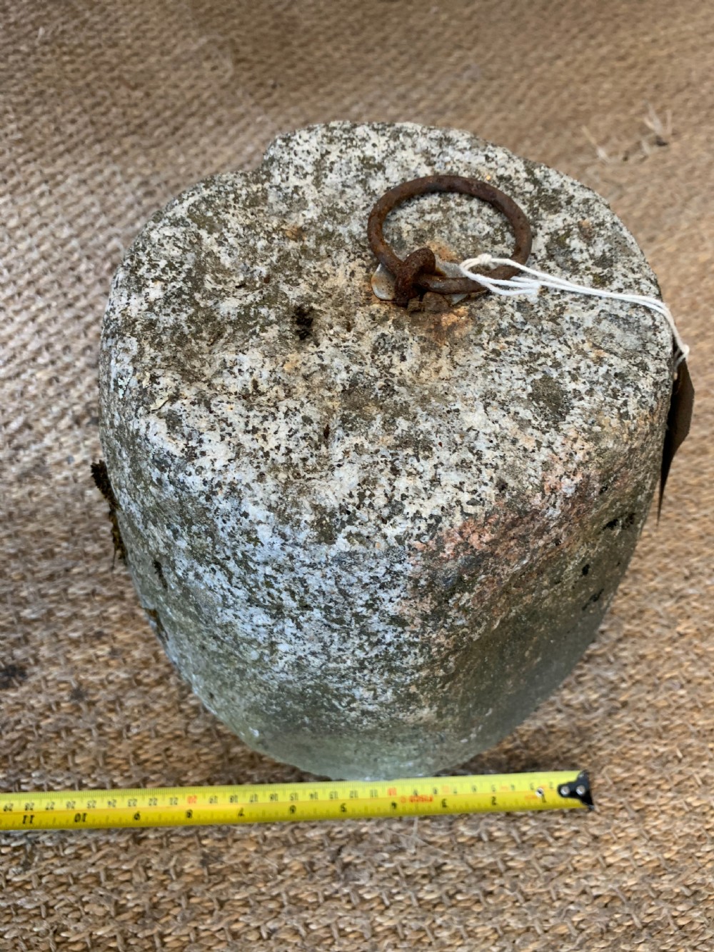 Antique Granite tethering block  View III