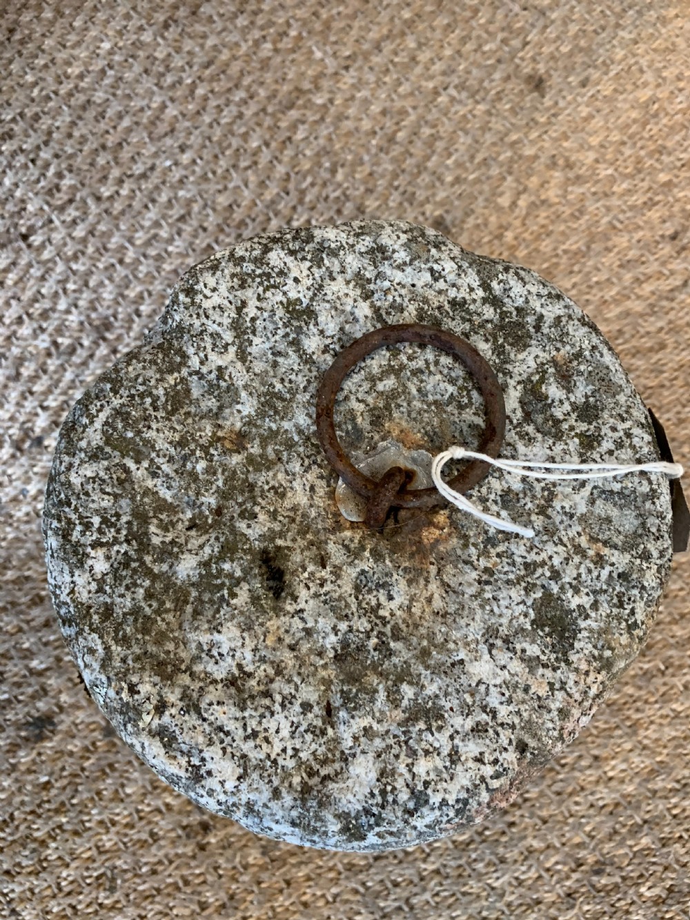 Antique Granite tethering block  View IV
