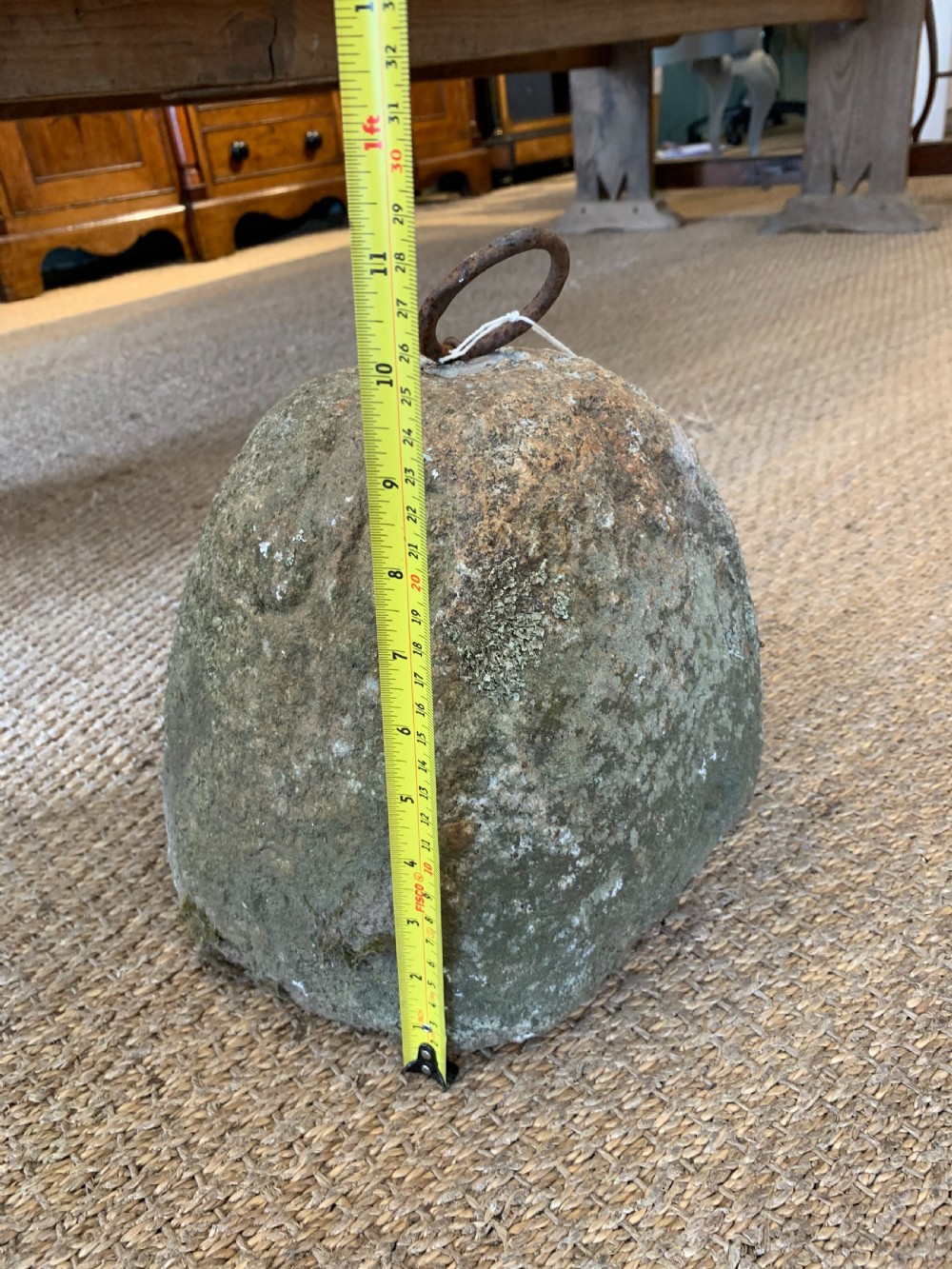 Antique Granite tethering block  View V