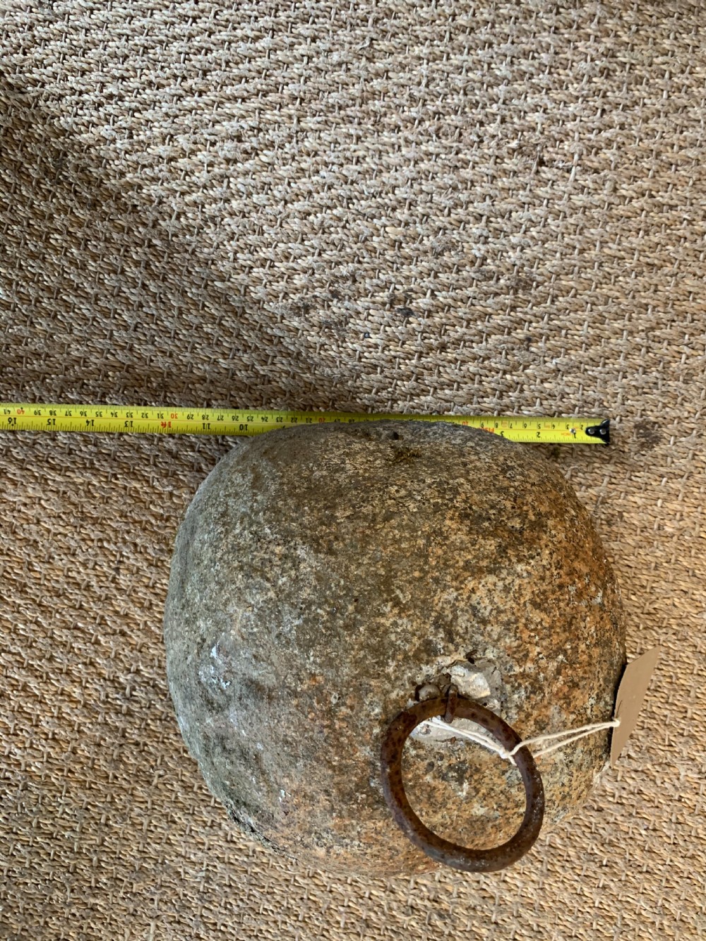 Antique Granite tethering block  View VI
