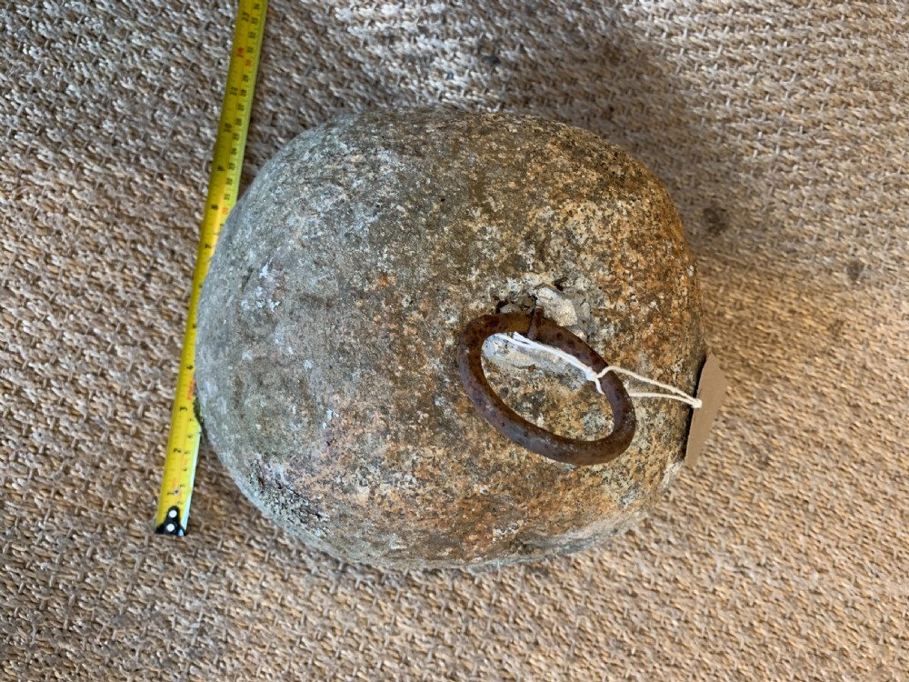 Antique Granite tethering block  View VII