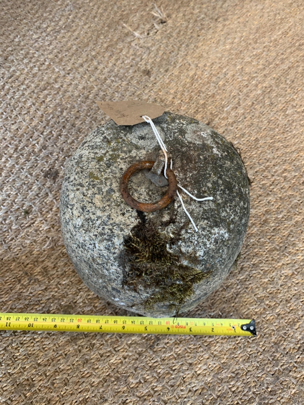 Antique Granite tethering block   View IV