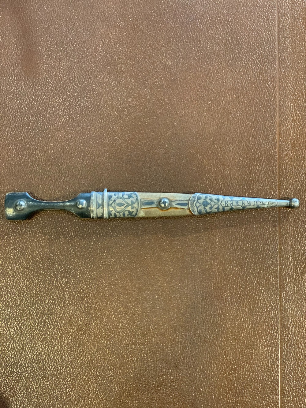 Small Russian dagger with silver mounts   View II