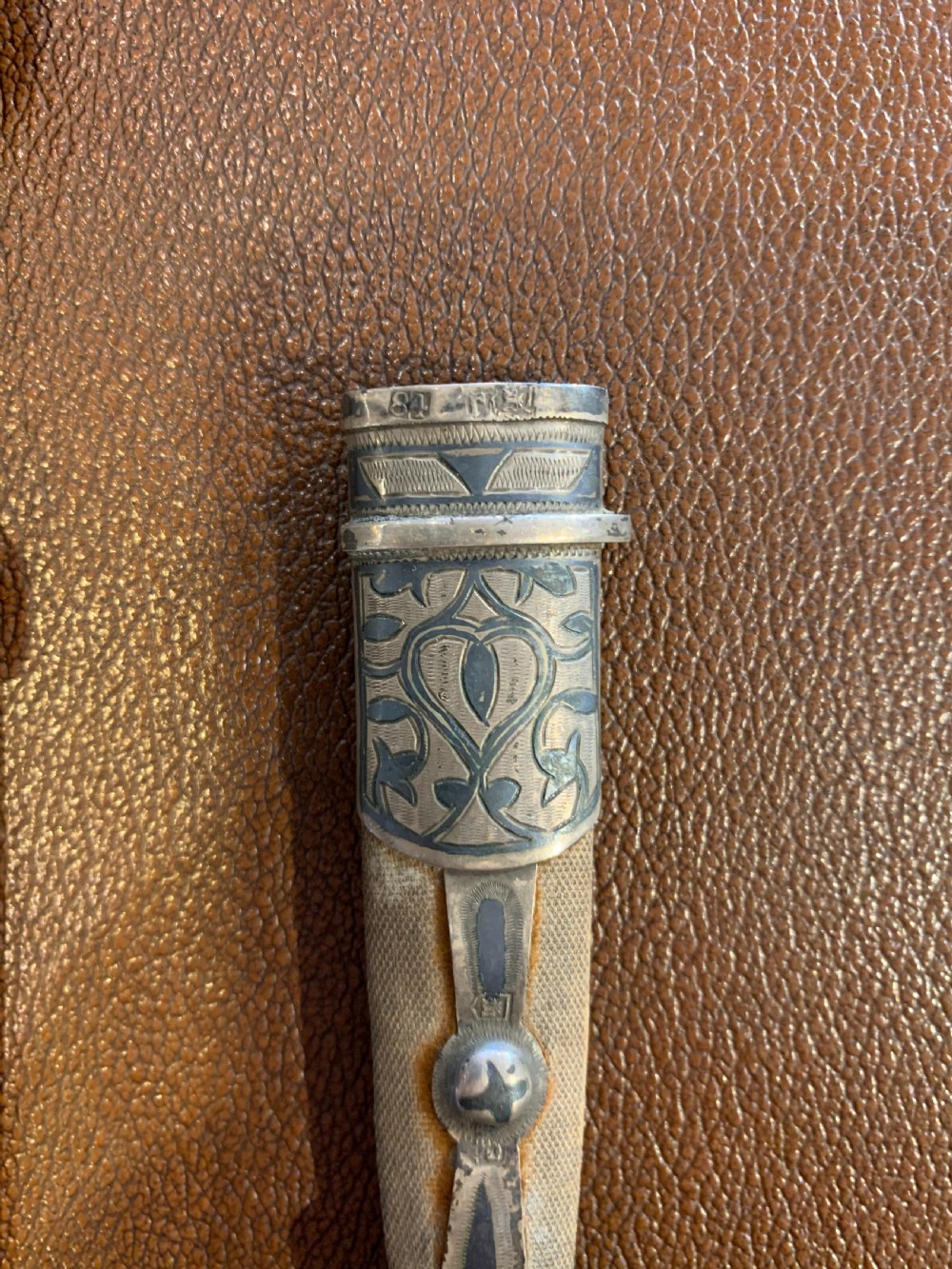 Small Russian dagger with silver mounts   View VI